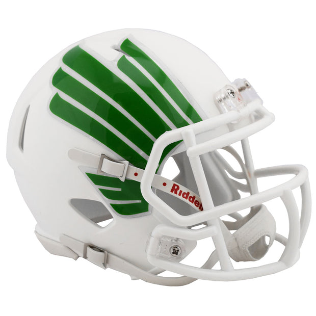 North Texas Mean Green White Speed Mini Football Helmet