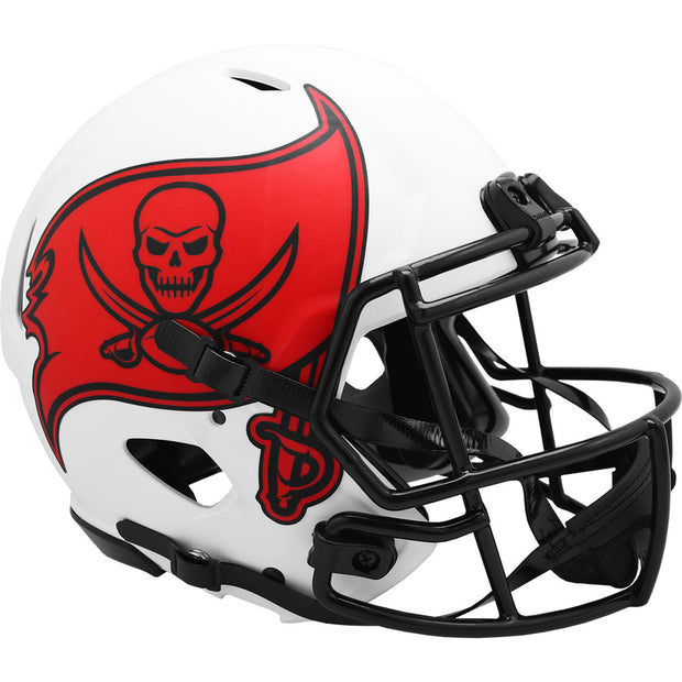 Tampa Bay Bucs White Lunar Eclipse Speed Authentic Football Helmet