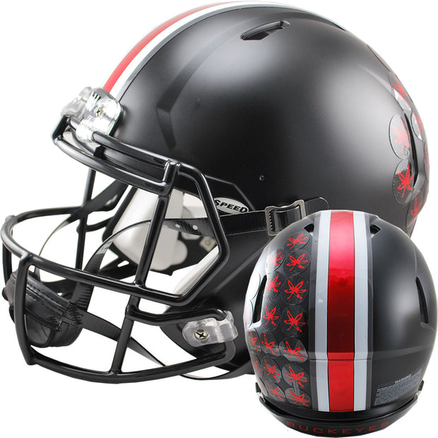 OSU Buckeyes Black Riddell Speed Authentic Football Helmet