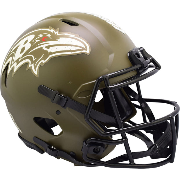 Baltimore Ravens Riddell Salute To Service Authentic Football Helmet