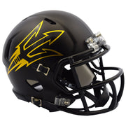 ASU Sun Devils Black Riddell Speed Mini Football Helmet