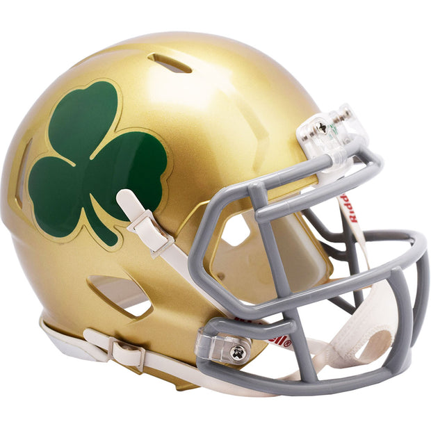 Notre Dame Fighting Irish Shamrock Speed Mini Football Helmet