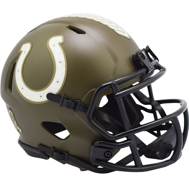 Indianapolis Colts Salute To Service 2022 Riddell Speed Mini Helmet