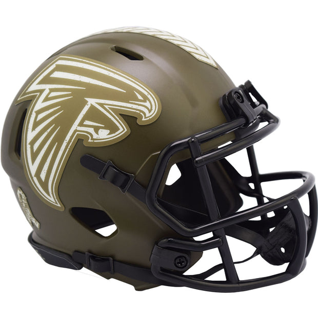 Atlanta Falcons Salute To Service 2022 Riddell Speed Mini Helmet