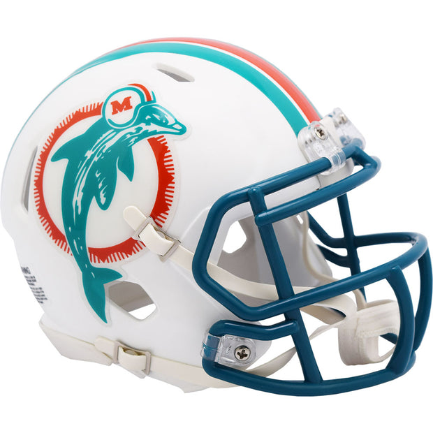 Miami Dolphins 1980-96 Riddell Throwback Mini Football Helmet