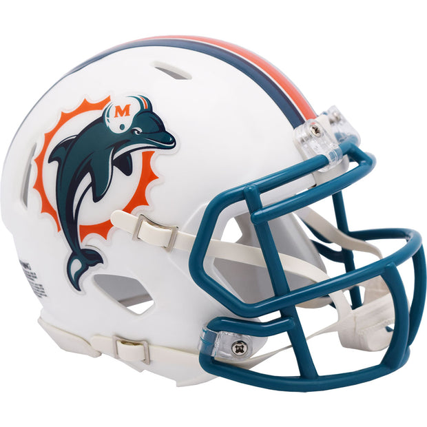 Miami Dolphins 1997-12 Riddell Throwback Mini Football Helmet