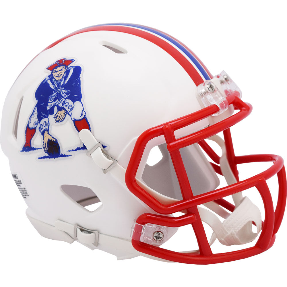 New England Patriots Riddell Speed Mini Helmet - Throwback 1990-1992