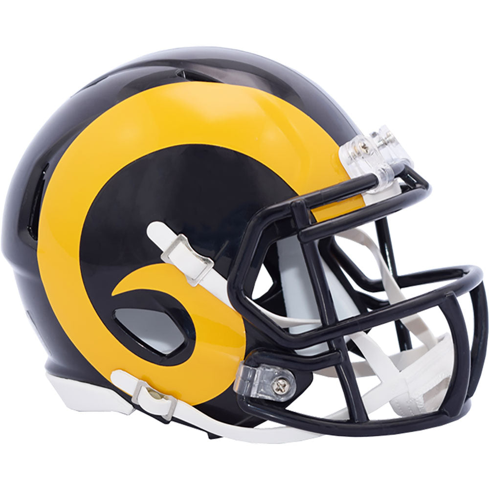 LA Rams Riddell Speed Mini Helmet - Throwback 1981-1999