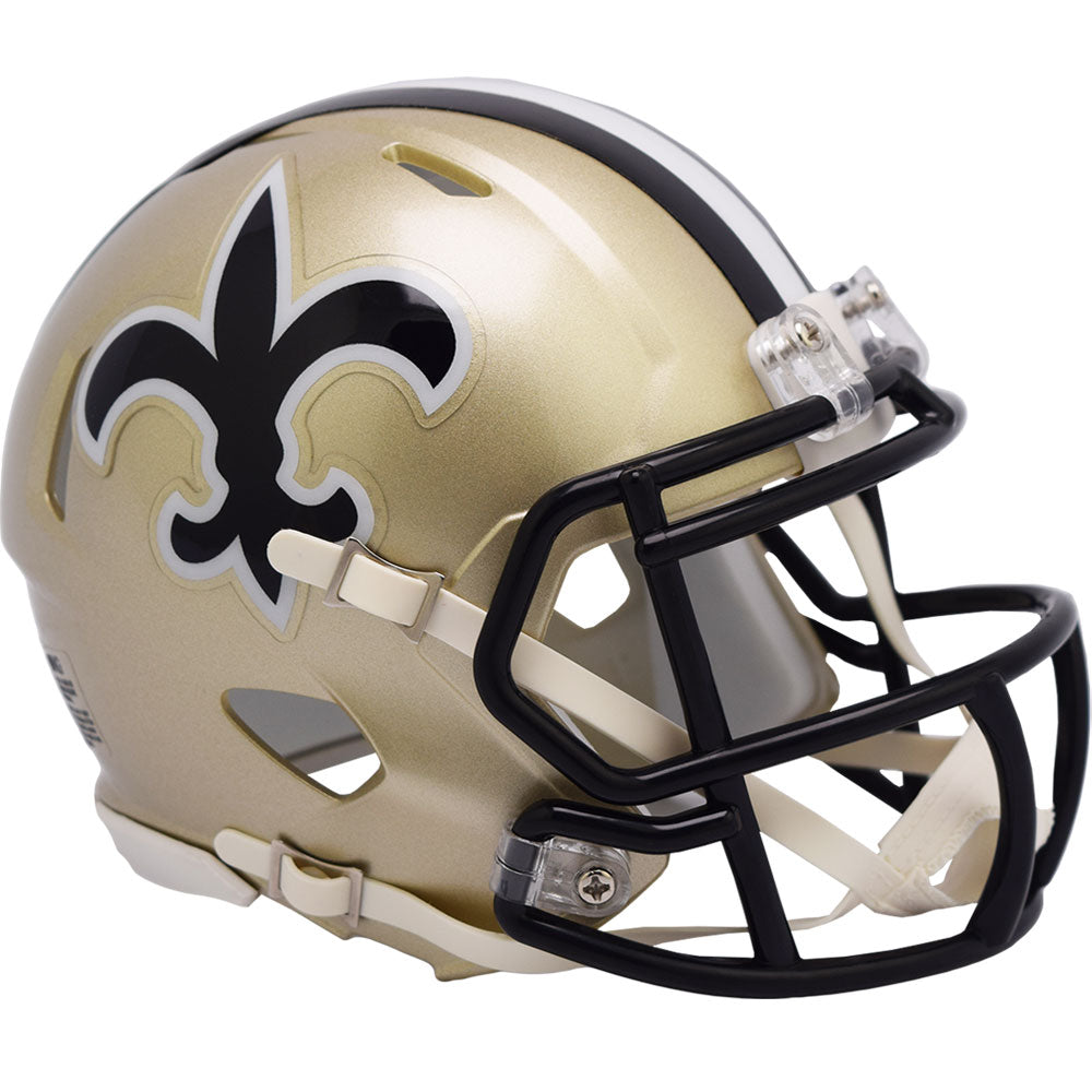New Orleans Saints Riddell Speed Mini Helmet - Throwback 1976-1999