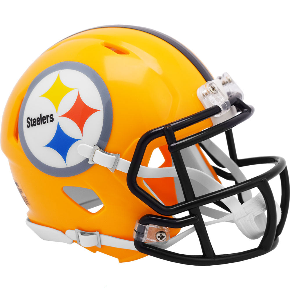 Pittsburgh Steelers Riddell Speed Mini Helmet - Throwback Gold 1962