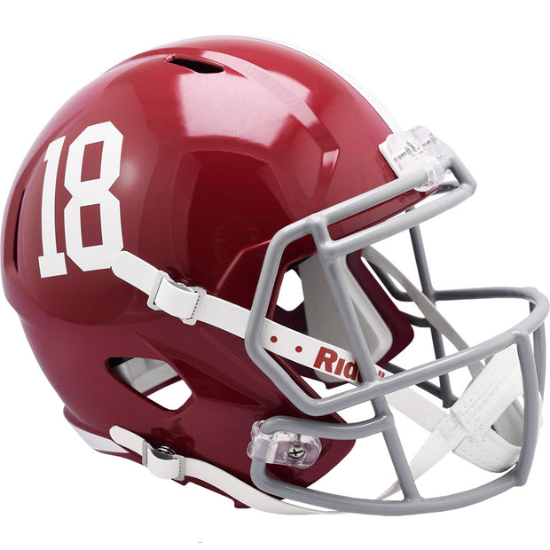 Alabama Crimson Tide 18 Riddell Speed Full Size Replica Football Helmet