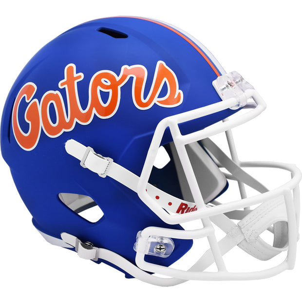 Florida Gators Blue Riddell Speed Full Size Replica Football Helmet
