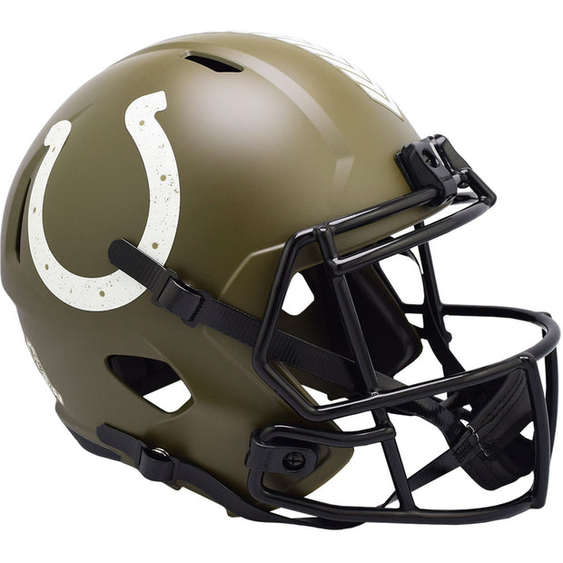 Indianapolis Colts Riddell Salute To Service Replica Football Helmet
