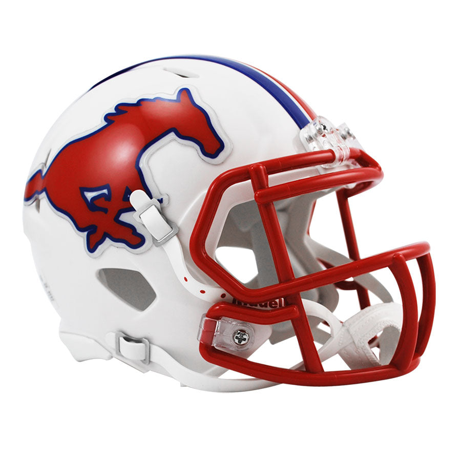 SMU Mustangs Riddell Speed Mini Helmet