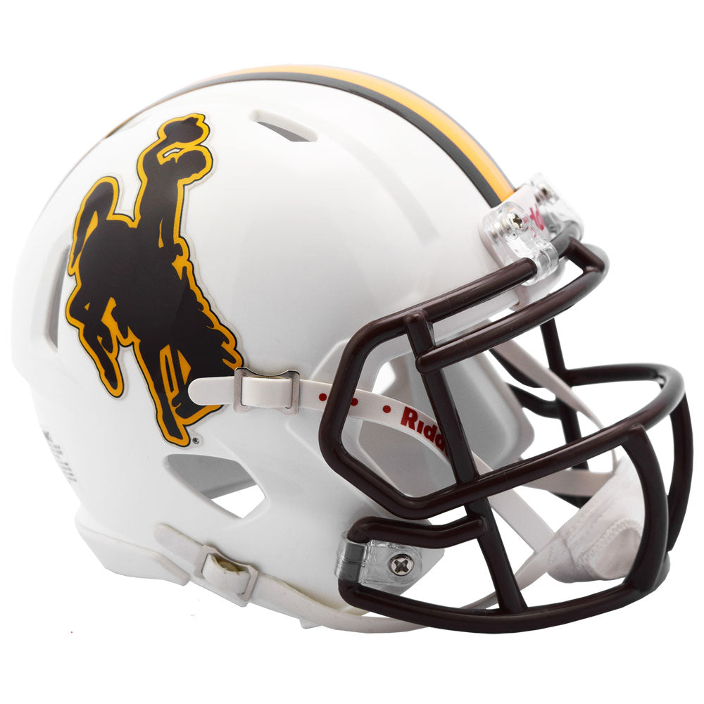 Wyoming Cowboys Riddell Speed Mini Helmet