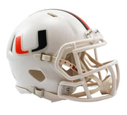 Miami Hurricanes Riddell Mini Speed Football Helmet