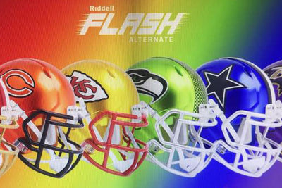 Price Drop - All Full Size NFL Flash Football Helmets