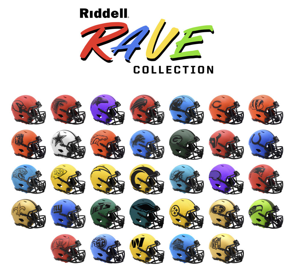 NEW Mini Rave NFL Helmets!