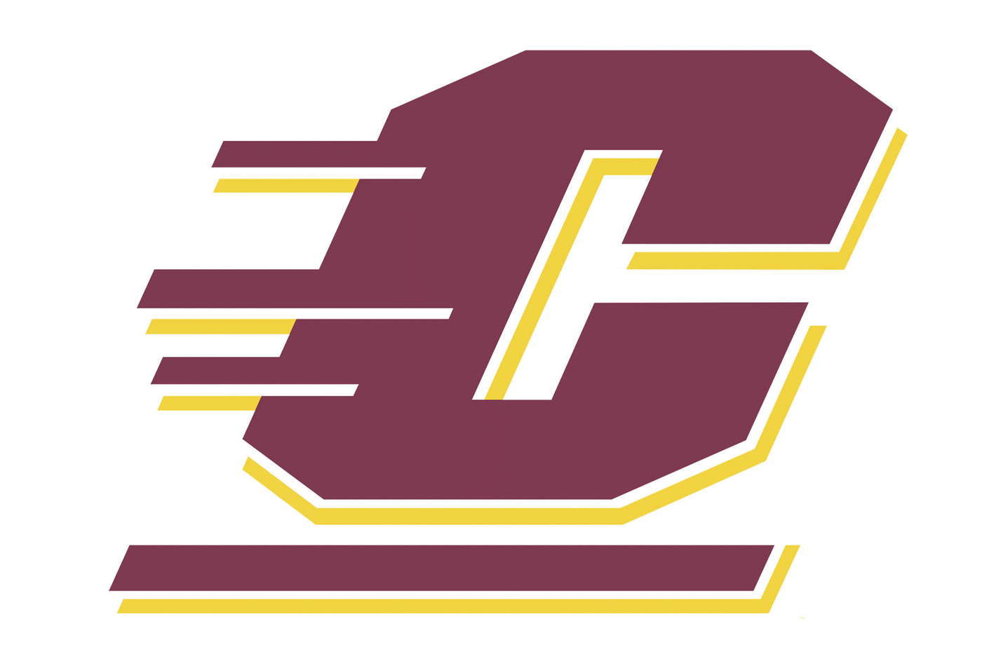 Central Michigan Chippewas Football Helmet