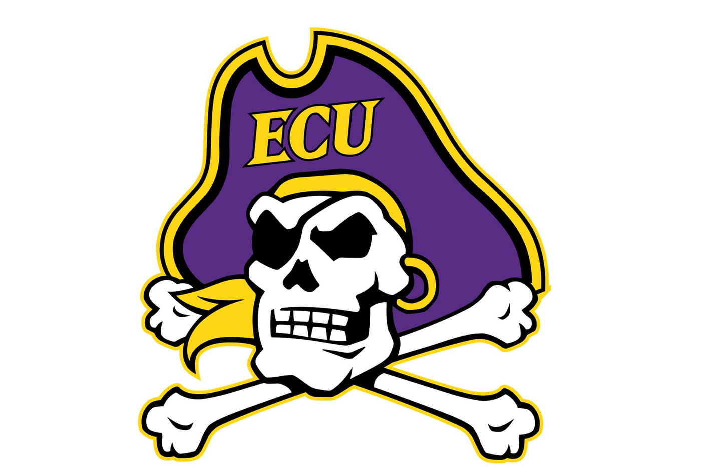 East Carolina Pirates Football Helmet