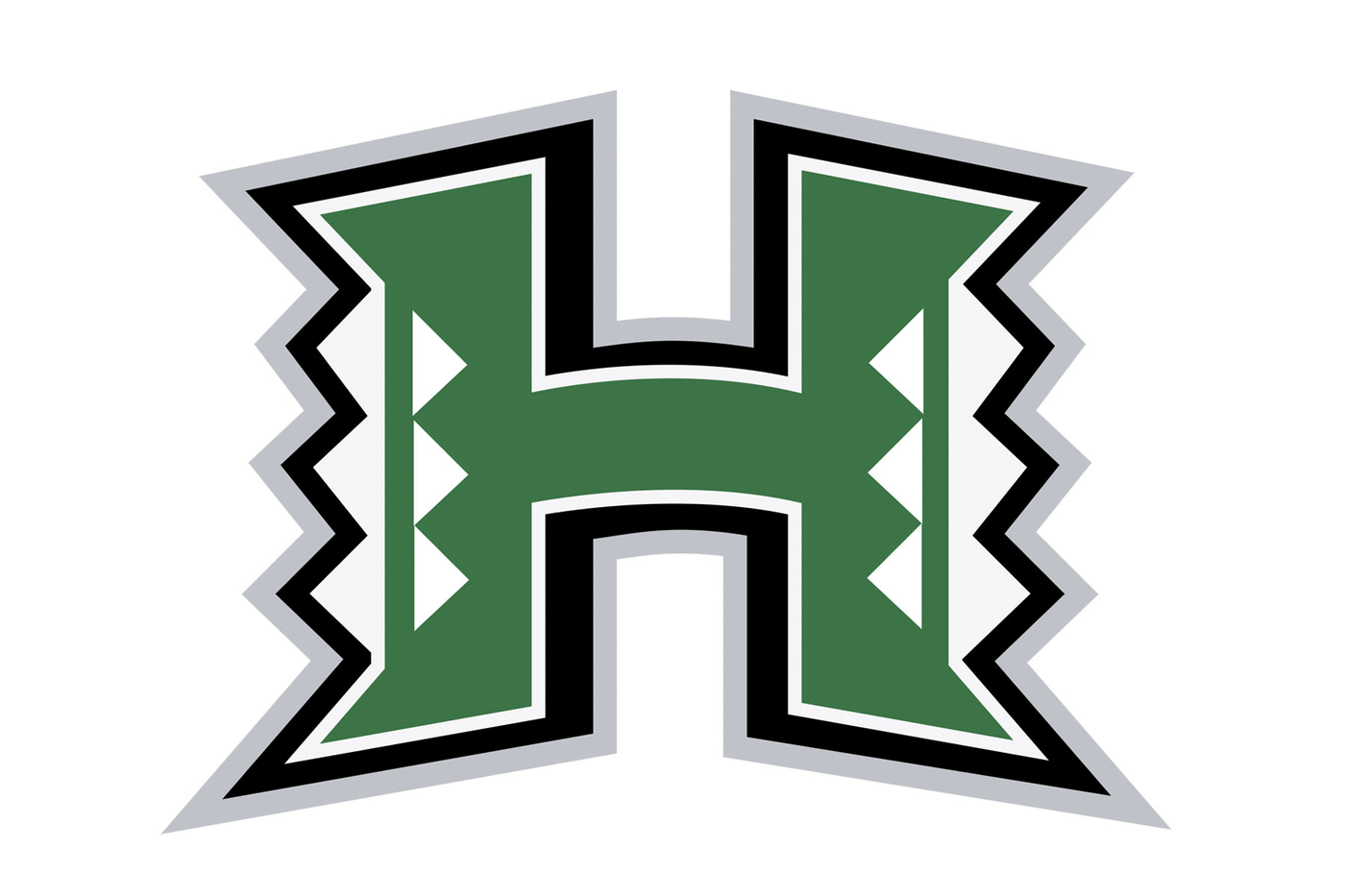 Hawaii Warriors Football Helmet