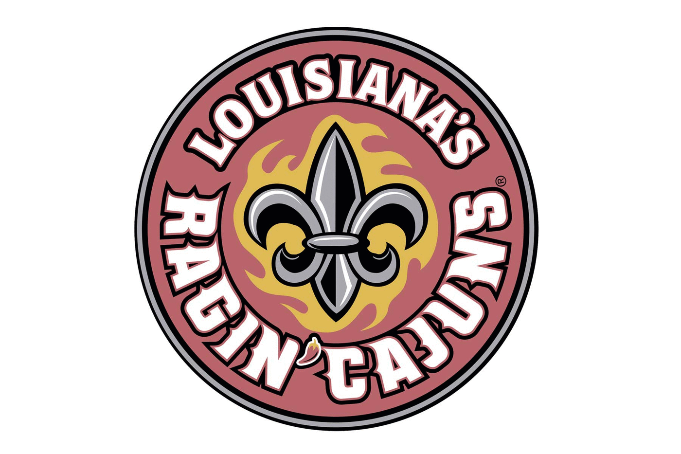 Louisiana Ragin Cajuns Football Helmets