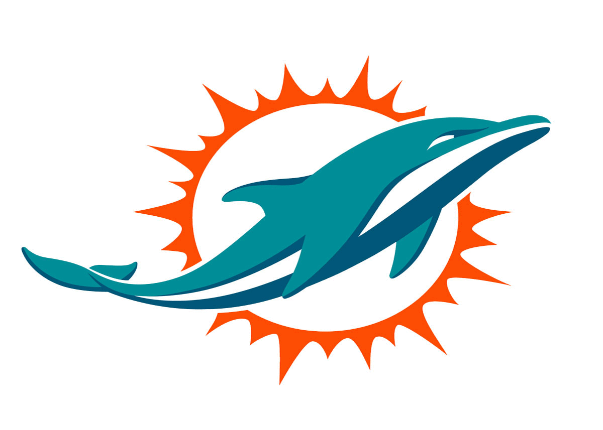 Miami Dolphins Football Helmets