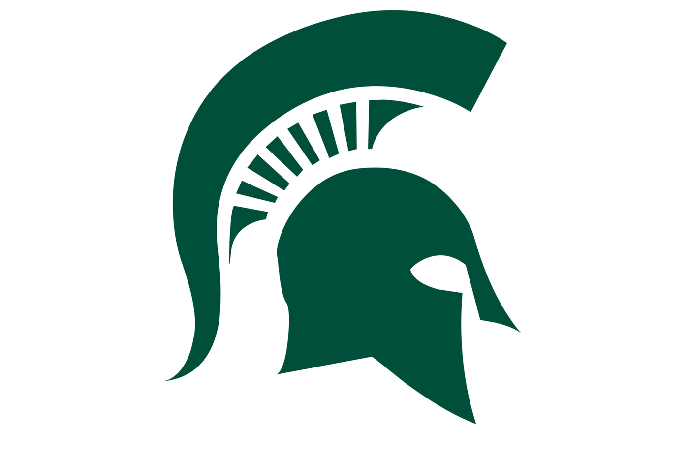 Michigan State Spartans Football Helmet