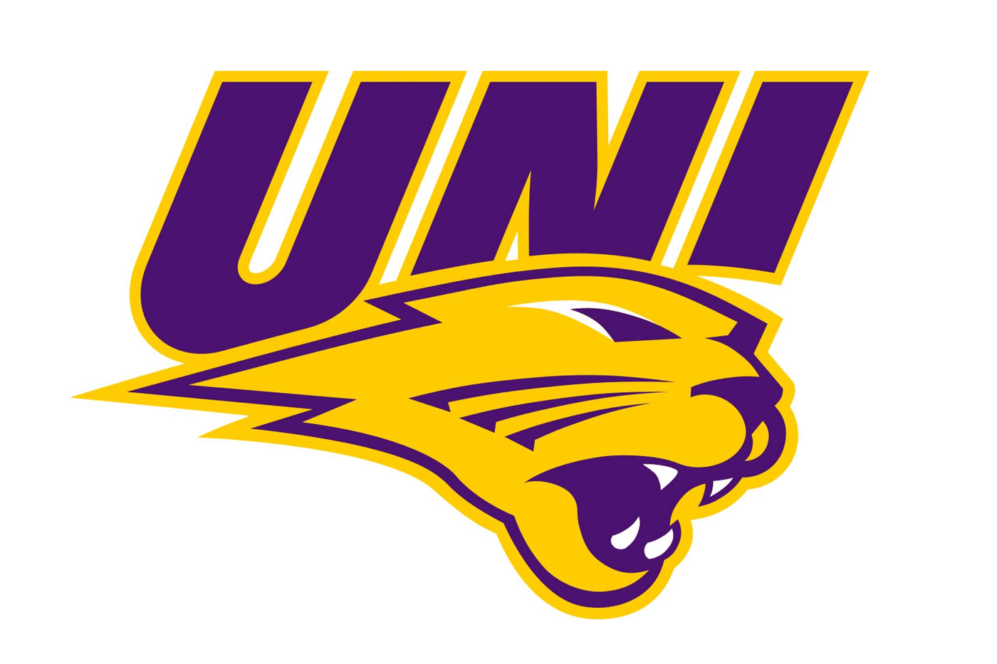 Nothern Iowa Panthers Helmet