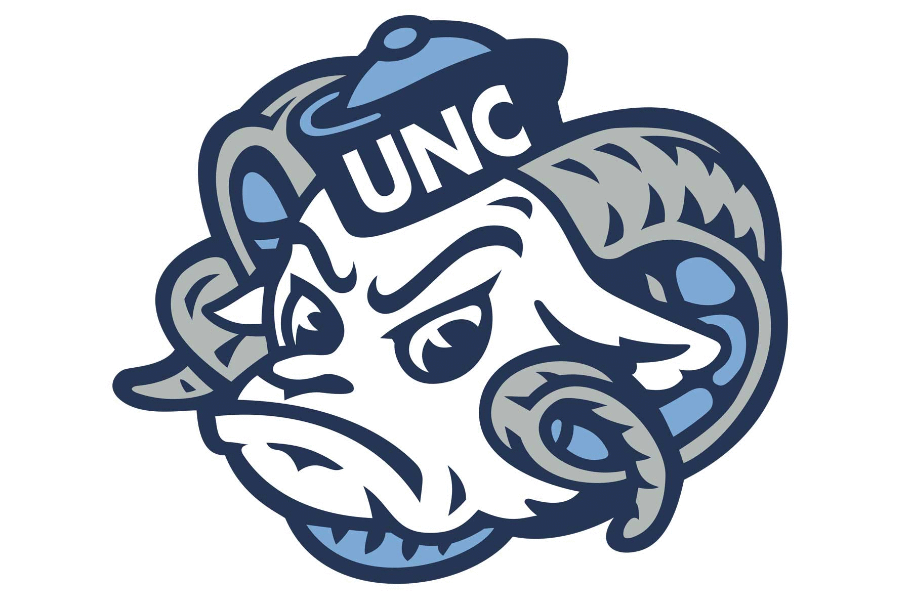 North Carolina Tar Heels Helmets