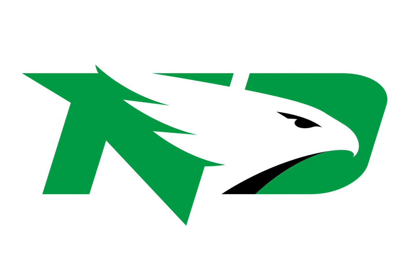 North Dakota Fighting Hawks Football Helmet