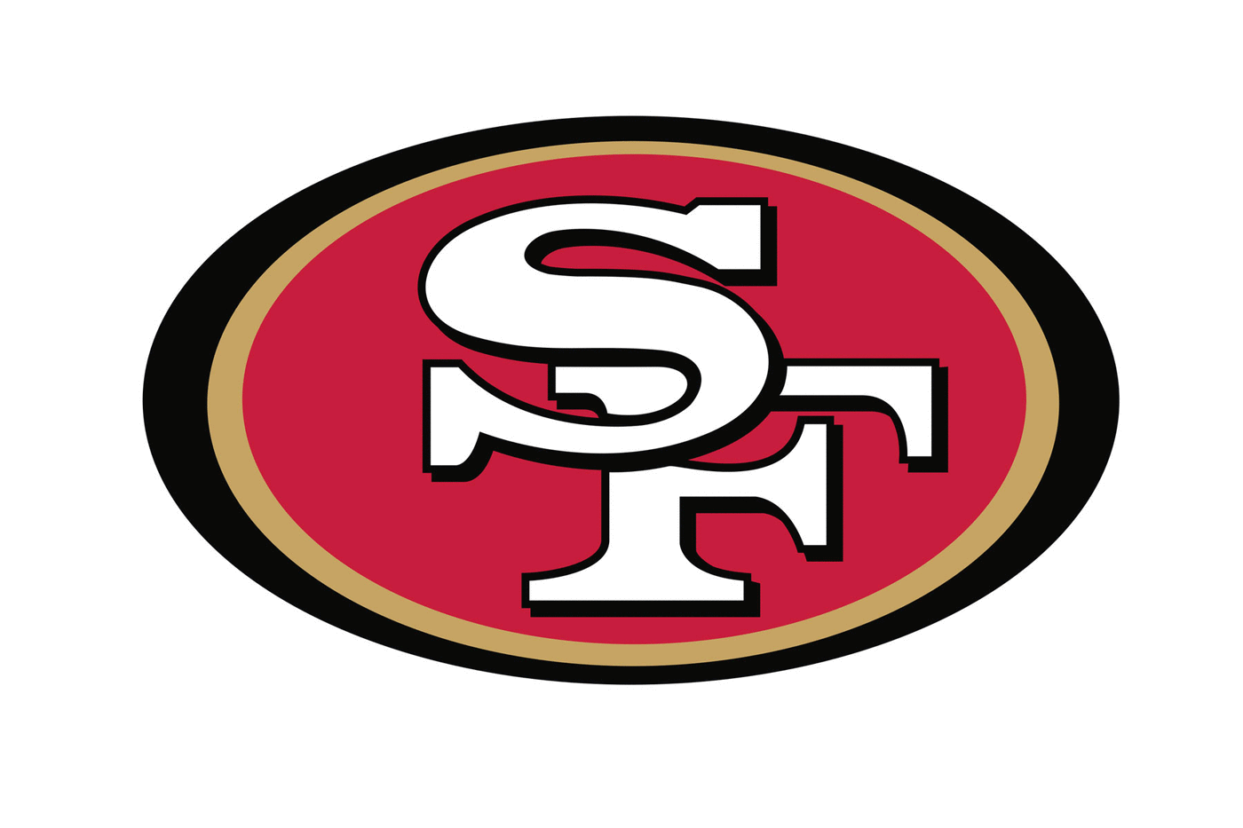 San Francisco 49ers Helmet