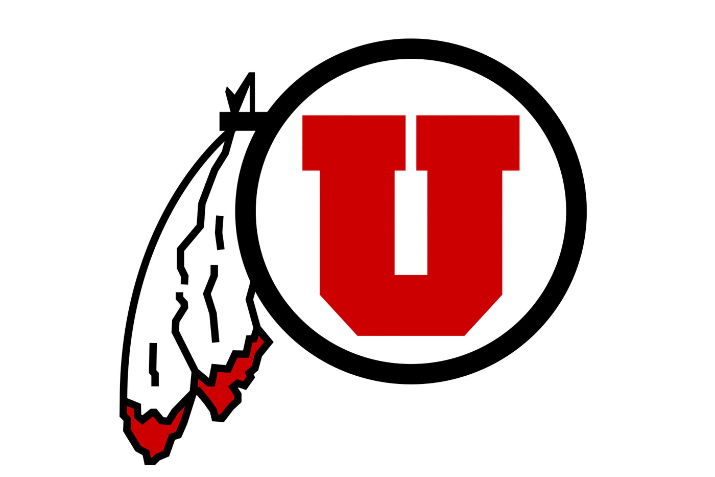 Utah Utes Football Helmet