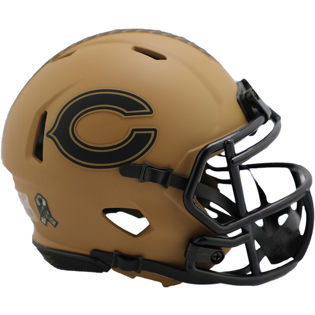 Chicago Bears Salute To Service 2023 Riddell Speed Mini Helmet