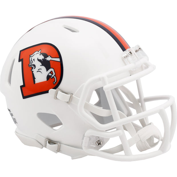 Denver Broncos White Alternate Mini Helmet
