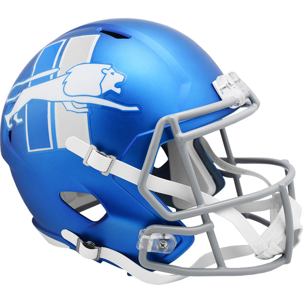 Detroit Lions Blue Alternate Replica Football Helmet