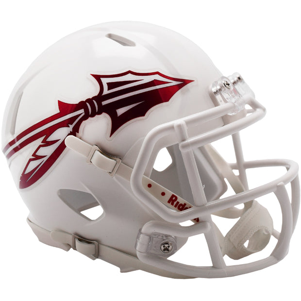 FSU Seminoles 2022 White Riddell Speed Mini Football Helmet