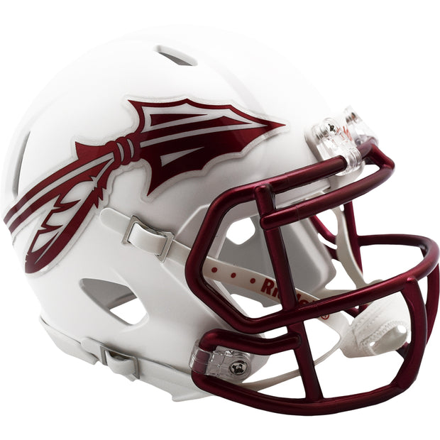 FSU Seminoles 2023 White Riddell Speed Mini Football Helmet