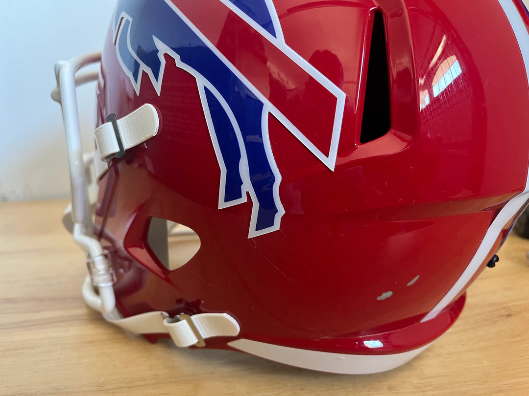 Buffalo Bills Riddell Speed Replica Helmet - Throwback 1987-2001 - OPEN BOX