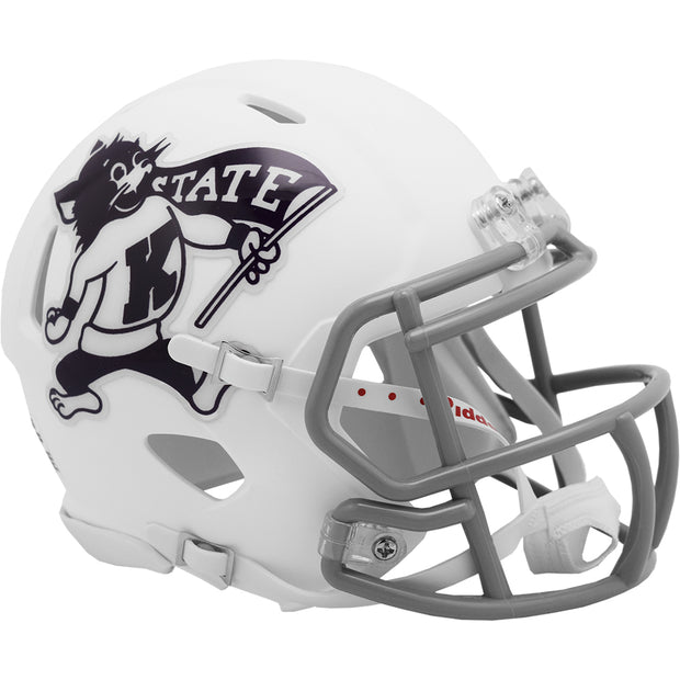 Kansas State Wildcats Riddell Speed Mini Helmet - Willie Wildcat White