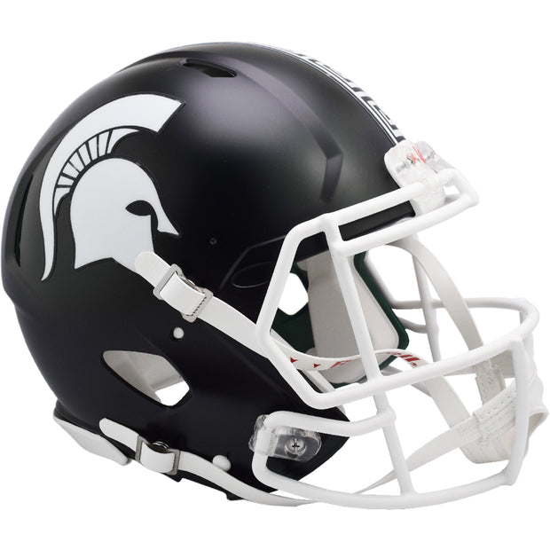 MSU Spartans 2023 Green Riddell Speed Authentic Football Helmet