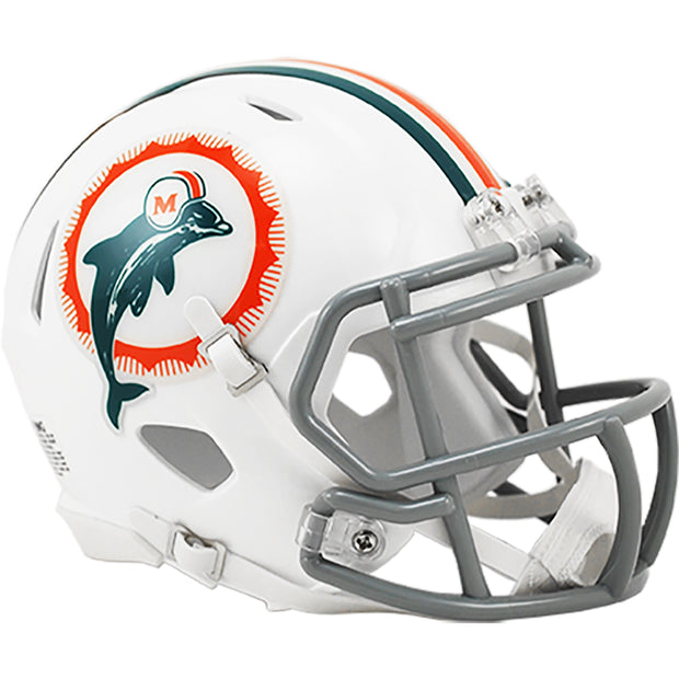 Miami Dolphins Tribute Throwback Mini Football Helmet