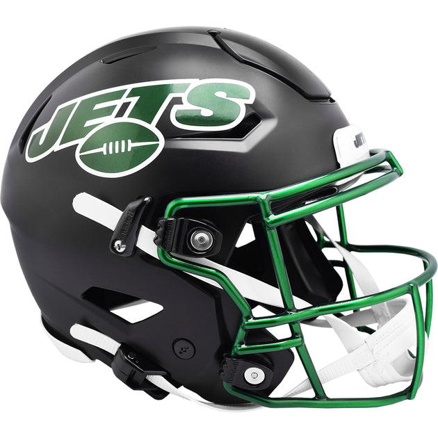 NY Jets Black Alternate SpeedFlex Authentic Helmet The Speedy Cheetah