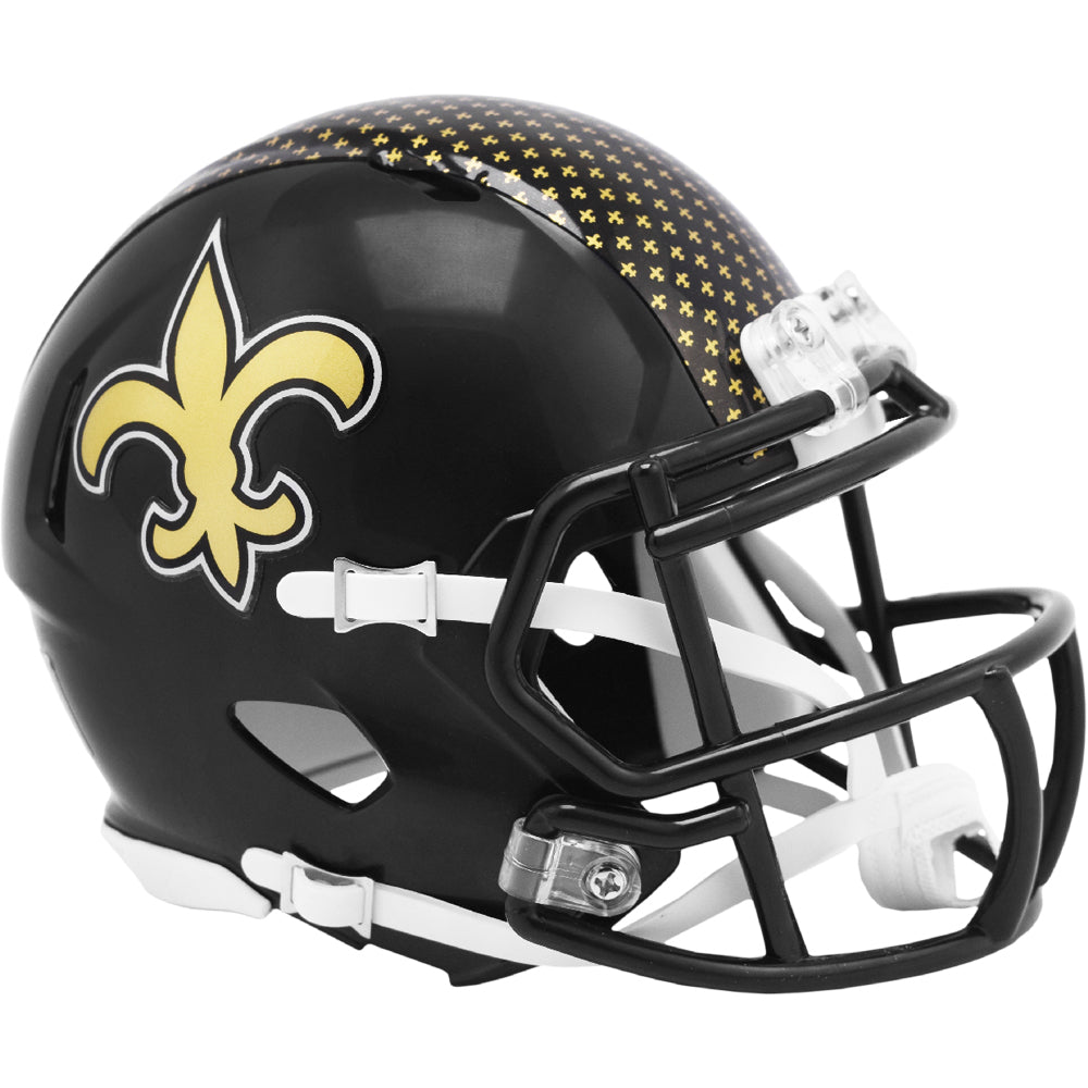 New Orleans Saints Black Alternate Mini Helmet