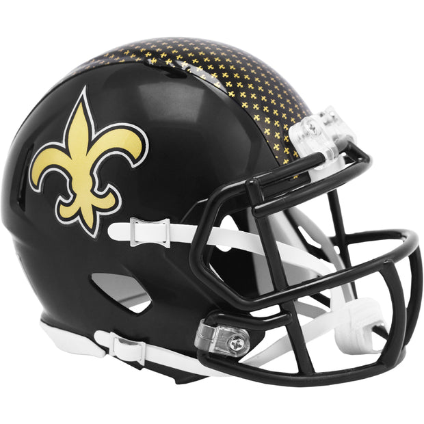 New Orleans Saints Black Alternate Mini Helmet