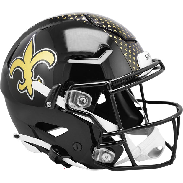 New Orleans Saints Black Alternate SpeedFlex Football Helmet