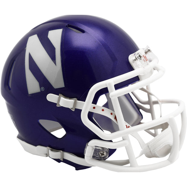 Northwestern Wildcats Riddell Speed Mini Football Helmet