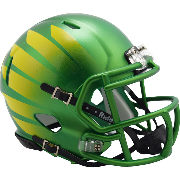 Oregon Ducks Painted Wing Speed Mini Football Helmet