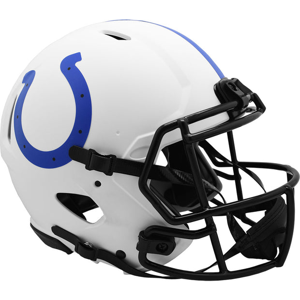 Indianapolis Colts White Lunar Eclipse Authentic Football Helmet