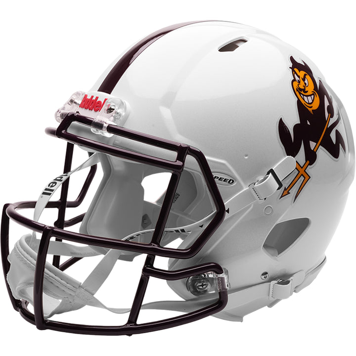 ASU Sun Devils Riddell Speed Authentic Helmet - White Sparky 2025